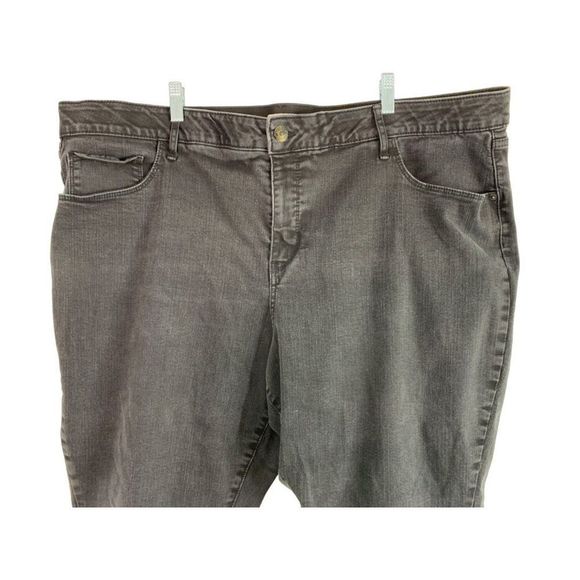 Ava & Viv for Target Black Jeans Size 26W Skinny Crop GUC 6378 Stretch Womens - Picture 11 of 12